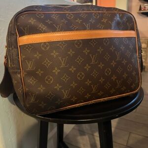 Louis Vuitton Brown and Tan Messenger Bag